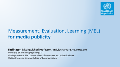 3rd MEL Workshop - Media publicity