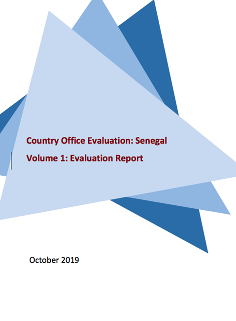 Country Office Evaluation: Senegal - Volume 1: Evaluation Report
