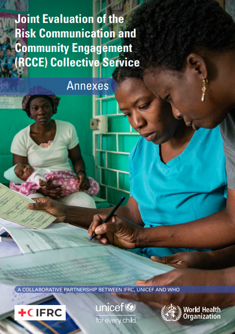 Joint Evaluation of the Risk Communication and Community Engagement (RCCE) Collective Service: Annexes