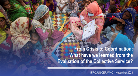Joint Evaluation of the Risk Communication and Community Engagement (RCCE) Collective Service: presentation
