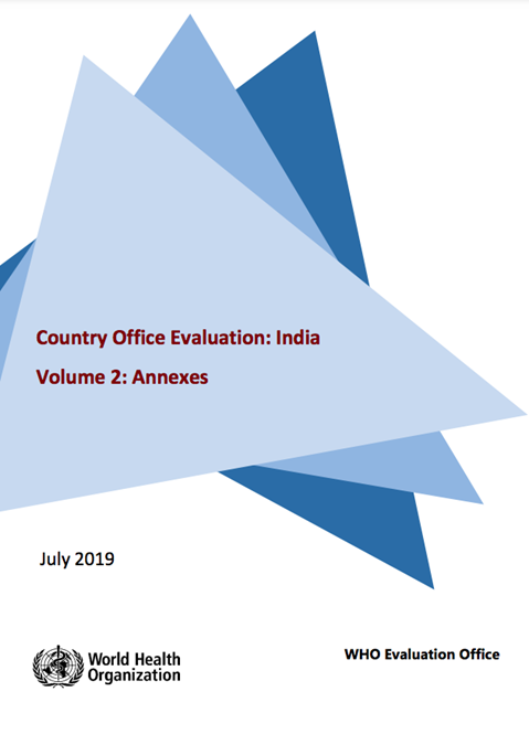 Country Office Evaluation: India - Volume 2: Annexes - July 2019