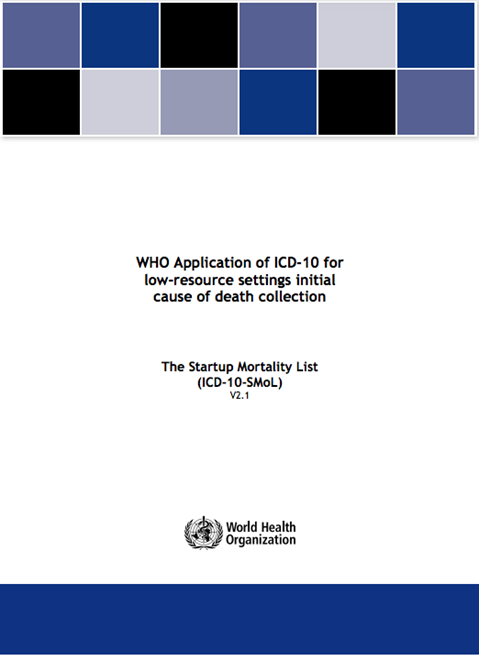 WHO Application of ICD-10 for low-resource settings initial cause of death collection - The Startup Mortality List (ICD-10-SMoL)