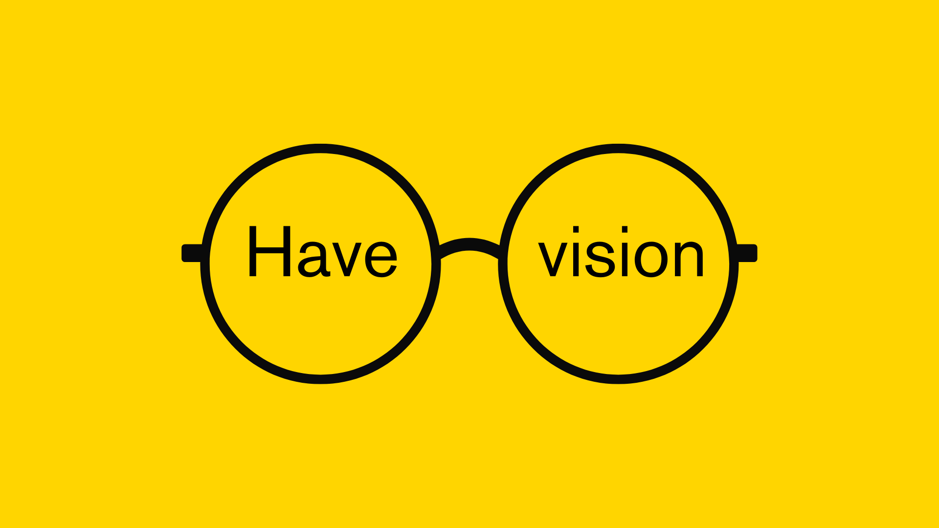 Have vision in a pair of eyeglasses