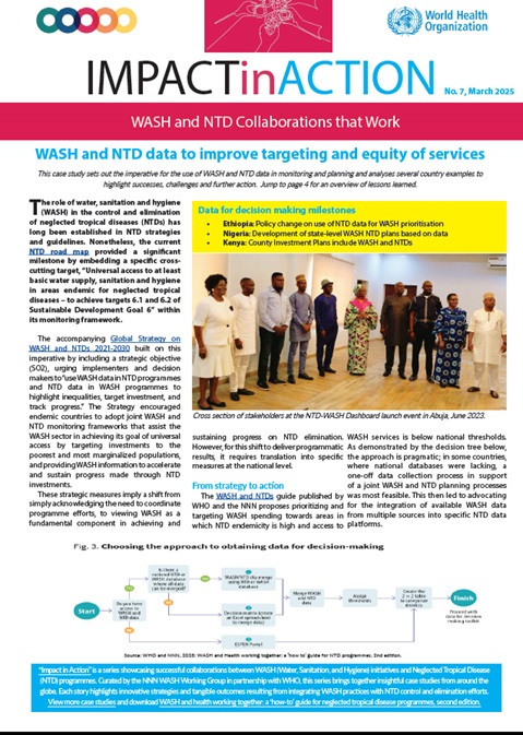 WASH and NTD data to improve targeting and equity of services