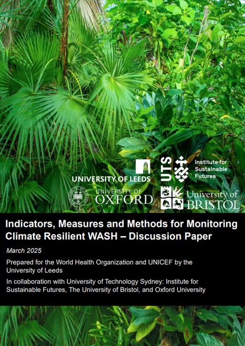 Indicators, measures and methods for monitoring climate-resilient WASH: discussion paper