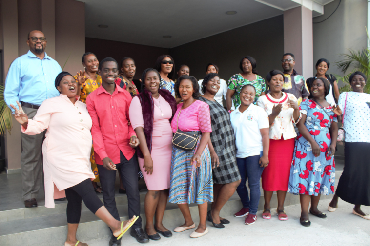 Group photo during sensitization workshop on self-managed abortion for community health volunteers in Chilanga district, Lusaka province, Zambia.