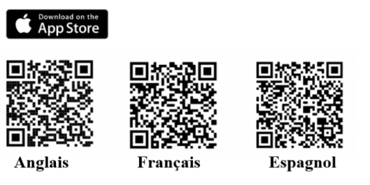 QR code Apple store pour l'appli de l'OMS sur le rapport mondial sur la tuberculose dans le monde 2020
