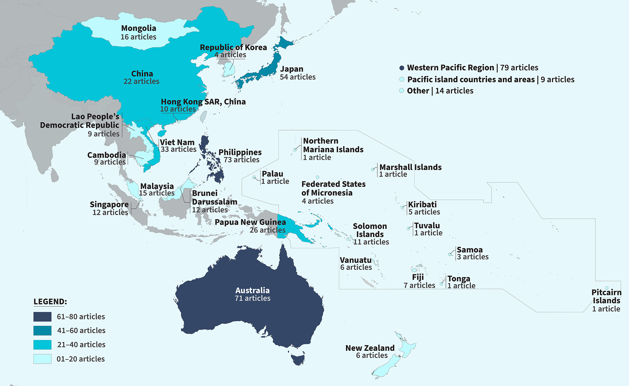 Map of the WHO Western Pacific Region