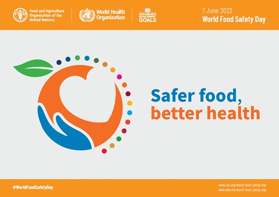 World Food Safety Day 2022 poster - Horizontal