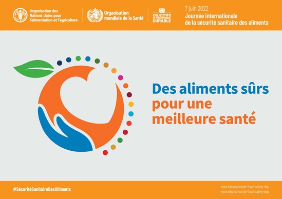 French World Food Safety Day 2022 poster - Horizontal