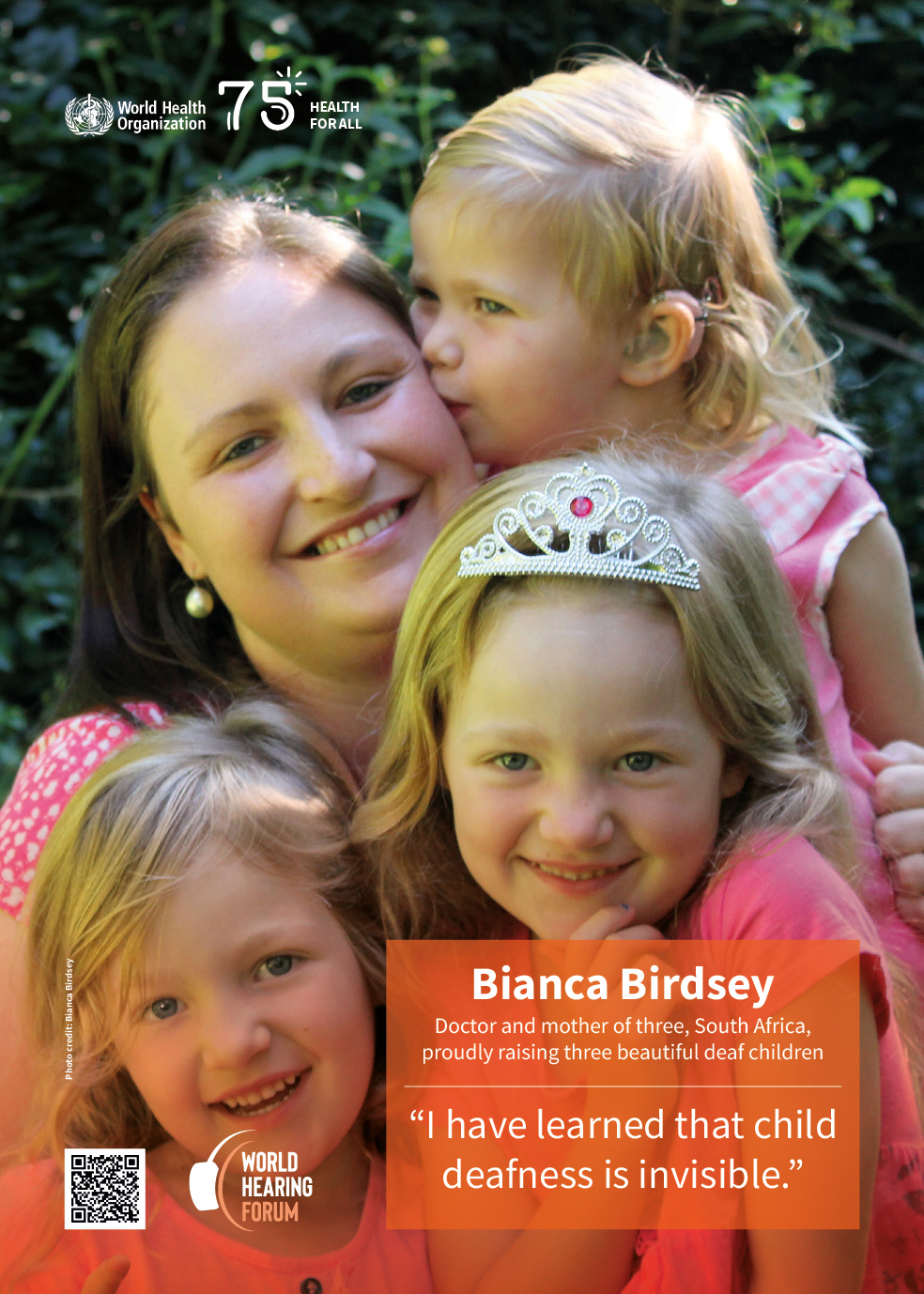 Doctor and mother of three proudly raising three beautiful deaf children
