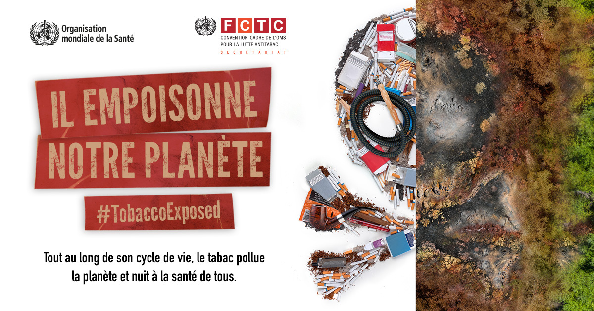Bannière Facebood pour la JOurnée mondiale sans tabac 2022