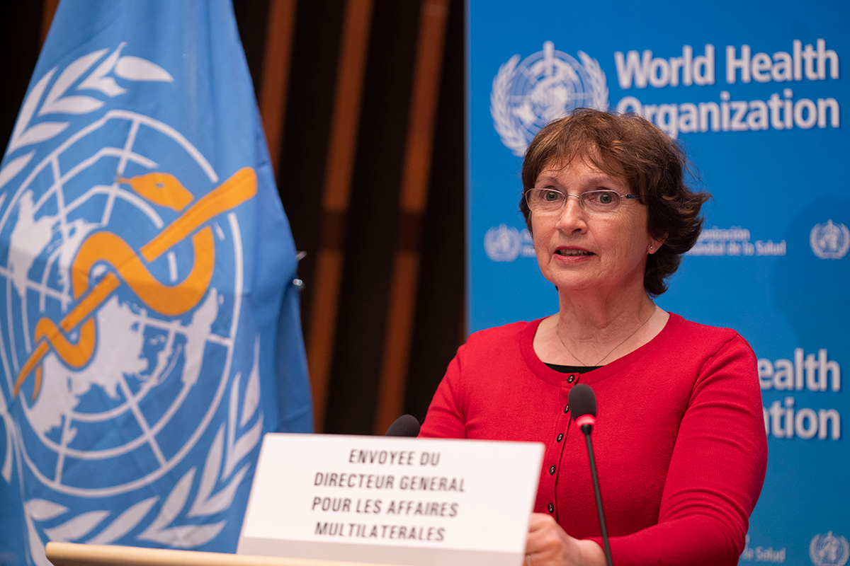 Ms Michele Boccoz, Director-General’s Envoy for Multilateral Affairs WHO_WHA73-18MAY2020_059
