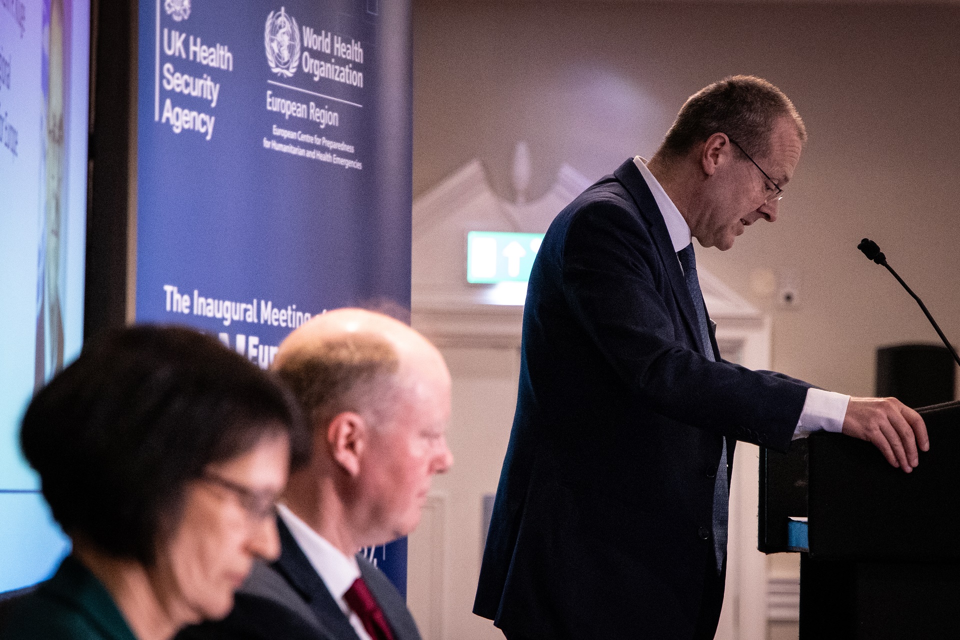 Dr Hans Henri P. Kluge, WHO Regional Director for Europe, at the launch of the Pan-European Network for Disease Control (NDC) on 22 April 2024.