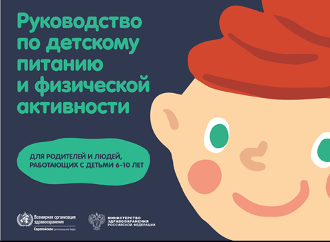 Руководство по детскому питанию и физической активности для родителей и людей, работающих с детьми 6-10 лет (2020)