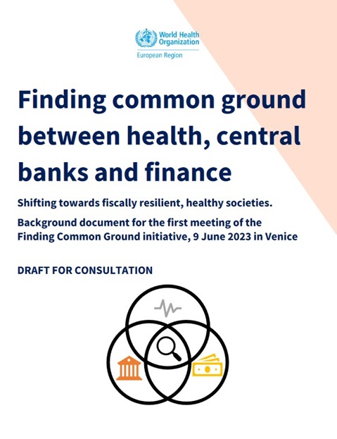 Finding common ground between health, central banks and finance