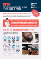 mpox prevention and control directed at prison officers and healthcare staff