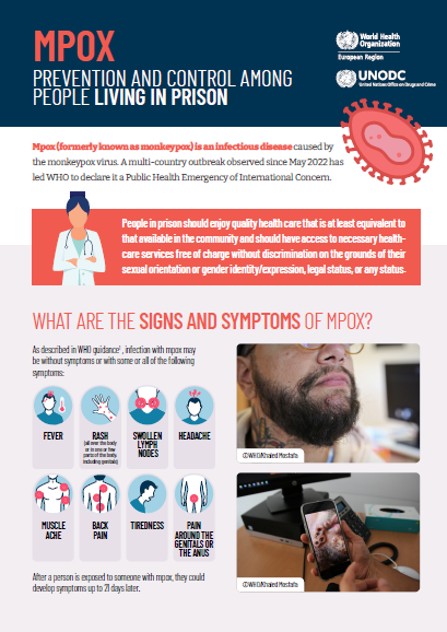 Mpox prevention and control among people living in prison