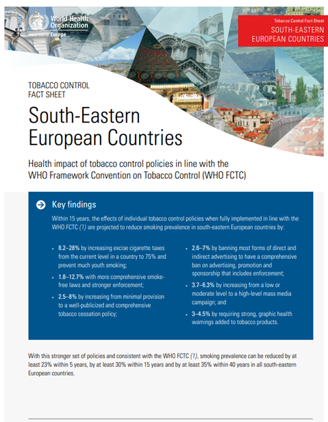 Tobacco Control Fact Sheet - South-Eastern European Countries