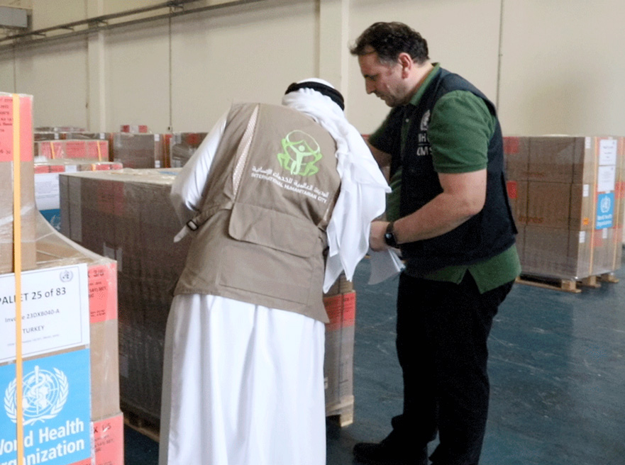 WHO sends health supplies to reach 400 000 people impacted by the earthquakes in Türkiye and the Syrian Arab Republic - thumbnail